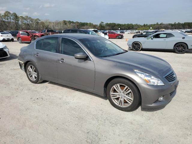 JN1CV6APXCM625745 - 2012 INFINITI G37 BASE TAN photo 4