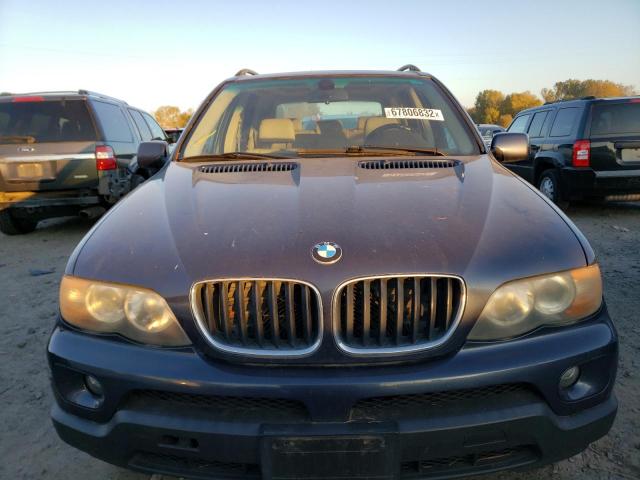 5UXFA13566LY44408 - 2006 BMW X5 3.0I BLUE photo 5