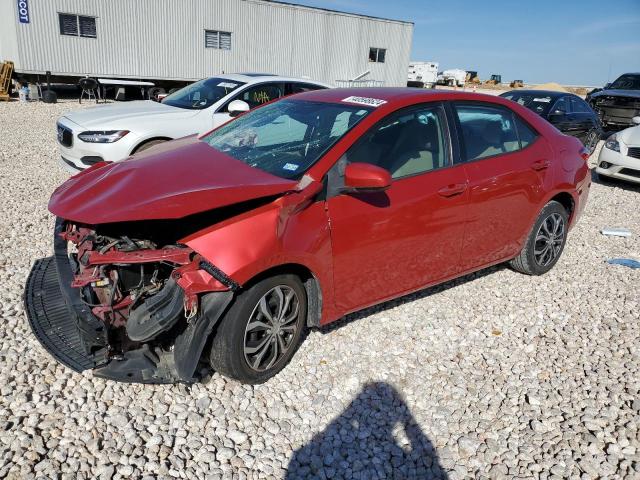 5YFBURHE2GP516118 - 2016 TOYOTA COROLLA L RED photo 1