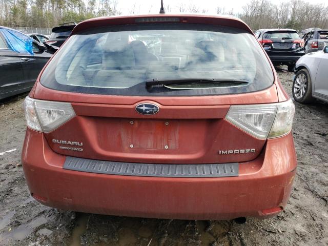 JF1GH6B65BH817941 - 2011 SUBARU IMPREZA 2.5I PREMIUM ORANGE photo 6