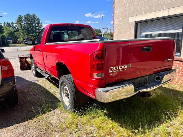 3D7KU26DX3G732323 - 2003 DODGE RAM 2500 ST Կարմիր լուսանկար 3