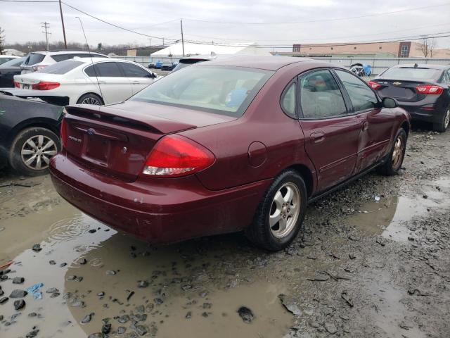 1FAFP53U07A198607 - 2007 FORD TAURUS SE BURGUNDY photo 3