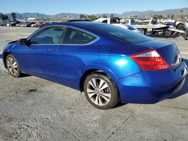 1HGCS12709A004792 - 2009 HONDA ACCORD EX BLUE photo 2