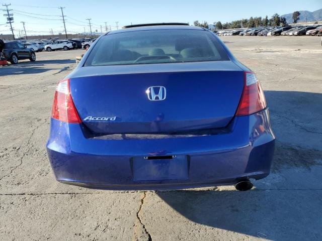 1HGCS12709A004792 - 2009 HONDA ACCORD EX BLUE photo 6