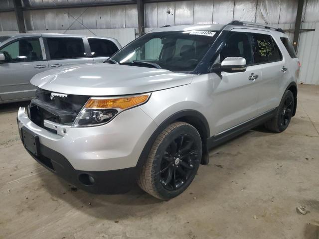 1FM5K8F82DGA25874 - 2013 FORD EXPLORER LIMITED SILVER photo 1