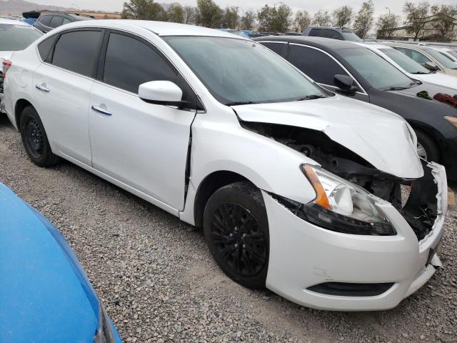 3N1AB7AP2EL641702 - 2014 NISSAN SENTRA S WHITE photo 4