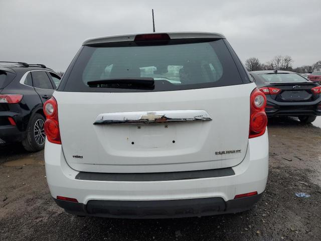 2GNFLCEK3D6376306 - 2013 CHEVROLET EQUINOX LS WHITE photo 6