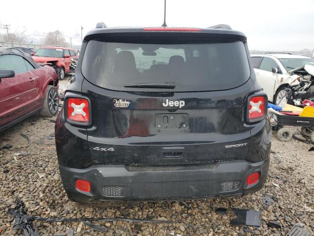 ZACNJBAB2KPJ75097 - 2019 JEEP RENEGADE SPORT BLACK photo 6