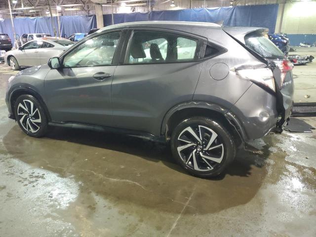 3CZRU6H10KG710309 - 2019 HONDA HR-V SPORT GRAY photo 2