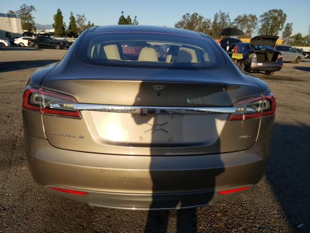 5YJSA1E25GF129384 - 2016 TESLA MODEL S Թուխ լուսանկար 6