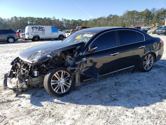 KMHGC46F69U058186 - 2009 HYUNDAI GENESIS 4.6L BLACK photo 1