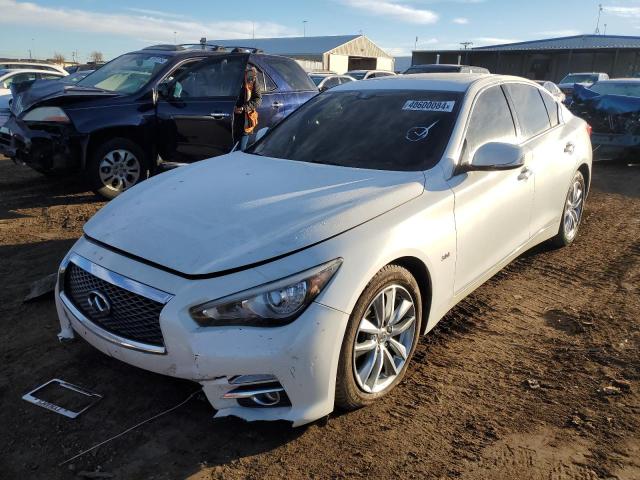 JN1EV7AP1HM739543 - 2017 INFINITI Q50 PREMIUM WHITE photo 1