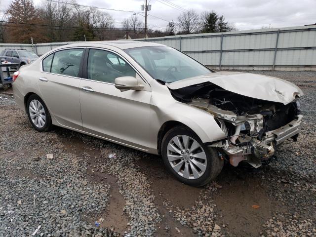 1HGCR2F89EA077416 - 2014 HONDA ACCORD EXL BEIGE photo 4