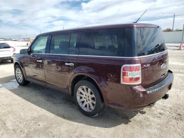 2FMGK5CC5BBD36087 - 2011 FORD FLEX SEL MAROON photo 2