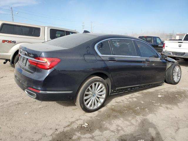 WBA7E4C56KGV28714 - 2019 BMW 740 XI BLUE photo 3
