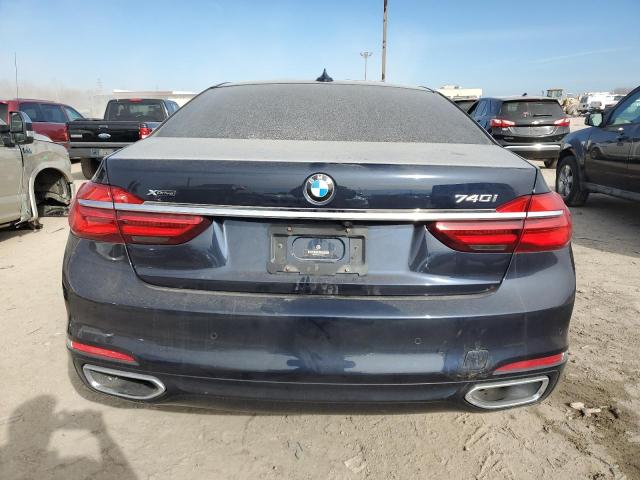 WBA7E4C56KGV28714 - 2019 BMW 740 XI BLUE photo 6