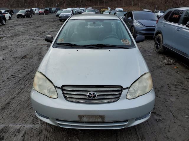 2T1BR32E63C002984 - 2003 TOYOTA COROLLA CE GRAY photo 5