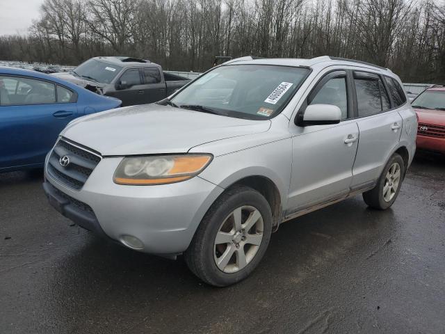 5NMSH73E48H154837 - 2008 HYUNDAI SANTA FE SE SILVER photo 1