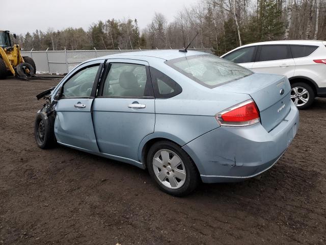 1FAHP35N89W228204 - 2009 FORD FOCUS SE BLUE photo 2