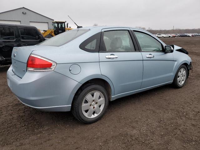 1FAHP35N89W228204 - 2009 FORD FOCUS SE BLUE photo 3