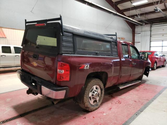 1GC2KXCG8DZ219911 - 2013 CHEVROLET SILVERADO MAROON photo 3