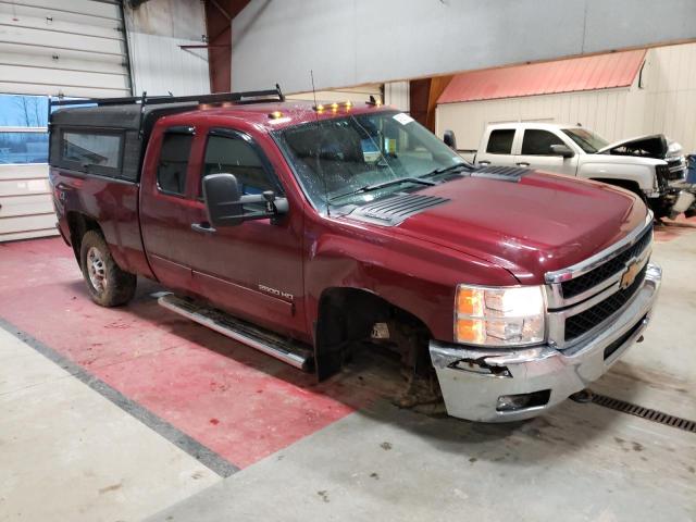 1GC2KXCG8DZ219911 - 2013 CHEVROLET SILVERADO MAROON photo 4