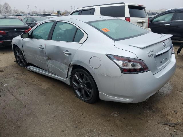 1N4AA5AP3EC909517 - 2014 NISSAN MAXIMA S SILVER photo 2