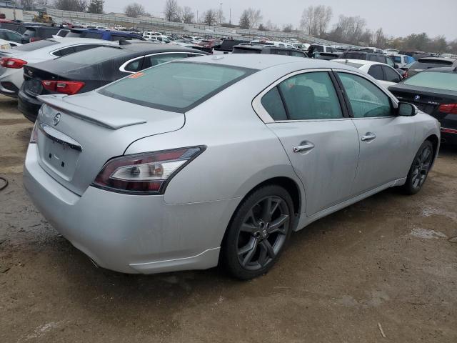 1N4AA5AP3EC909517 - 2014 NISSAN MAXIMA S SILVER photo 3