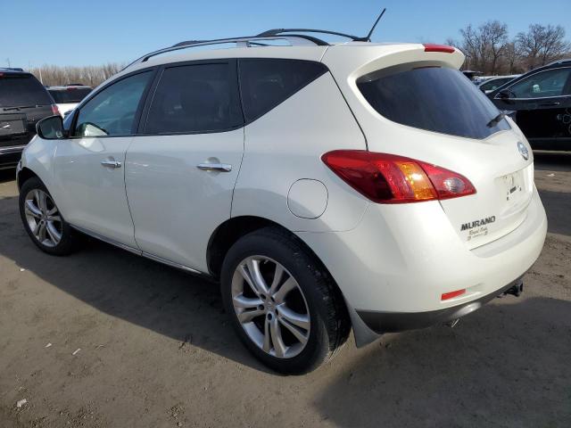 JN8AZ18WX9W142251 - 2009 NISSAN MURANO S WHITE photo 2