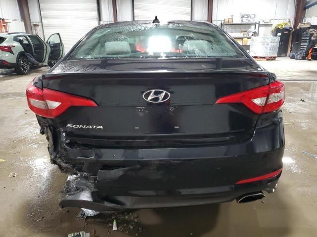 5NPE24AF0FH100136 - 2015 HYUNDAI SONATA SE BLACK photo 6