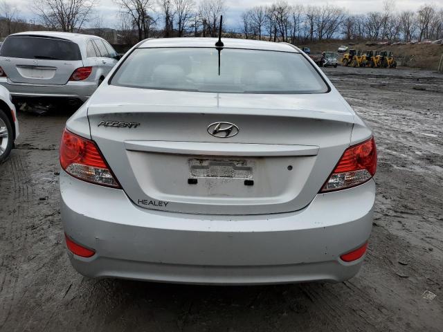 KMHCT4AEXDU501073 - 2013 HYUNDAI ACCENT GLS SILVER photo 6