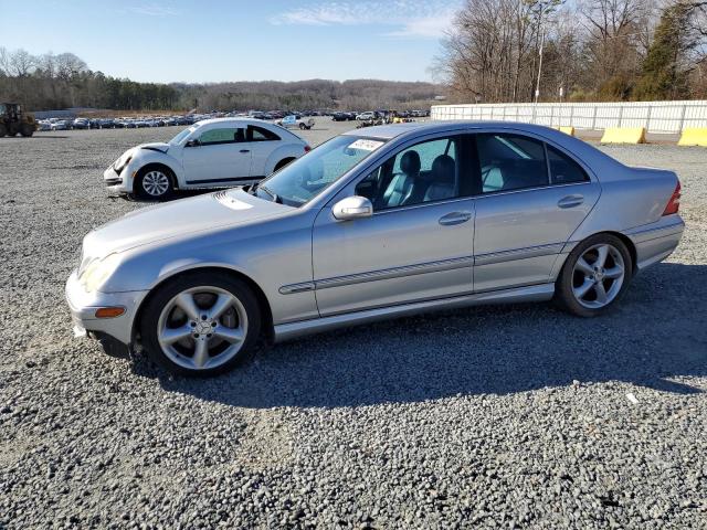 WDBRF40J75F589170 - 2005 MERCEDES-BENZ C 230K SPORT SEDAN SILVER photo 1