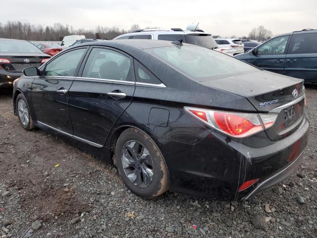 KMHEC4A43FA127006 - 2015 HYUNDAI SONATA HYBRID BLACK photo 2