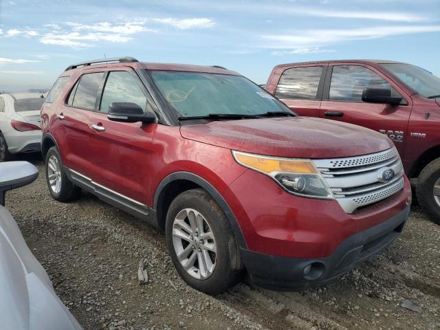 1FM5K8D87DGC42887 - 2013 FORD EXPLORER XLT RED photo 4