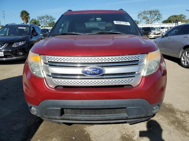 1FM5K8D87DGC42887 - 2013 FORD EXPLORER XLT RED photo 5