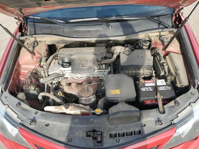 4T1BF1FK1DU725607 - 2013 TOYOTA CAMRY L RED photo 11