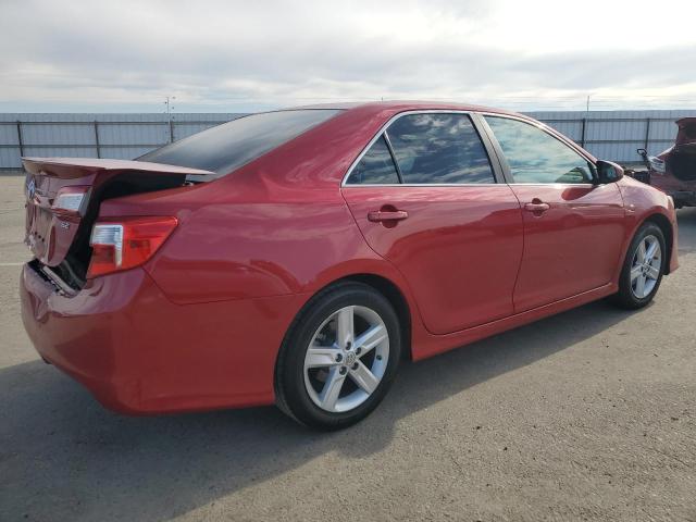 4T1BF1FK1DU725607 - 2013 TOYOTA CAMRY L RED photo 3