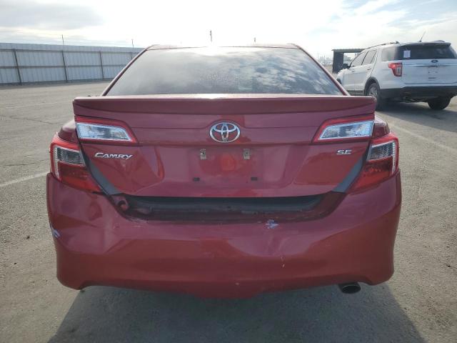 4T1BF1FK1DU725607 - 2013 TOYOTA CAMRY L RED photo 6