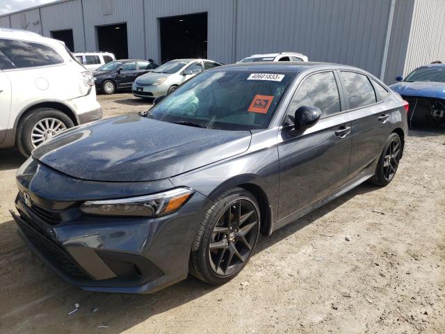 2HGFE2F53NH602938 - 2022 HONDA CIVIC SPORT Gris foto 1