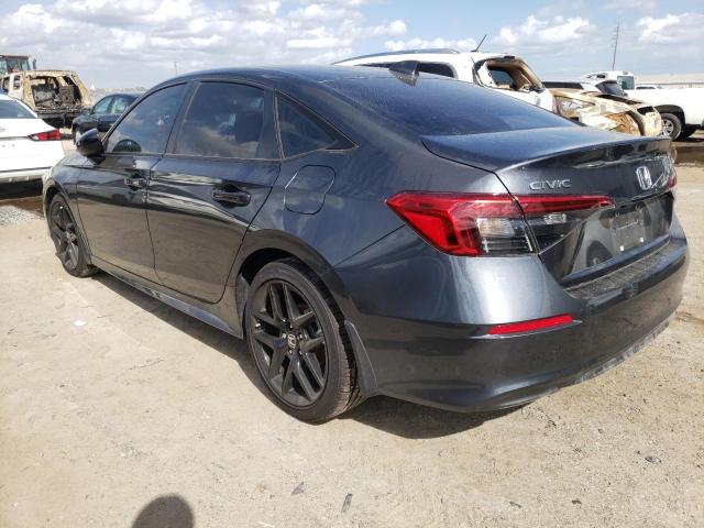 2HGFE2F53NH602938 - 2022 HONDA CIVIC SPORT GRAY photo 2