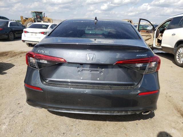 2HGFE2F53NH602938 - 2022 HONDA CIVIC SPORT GRAY photo 6