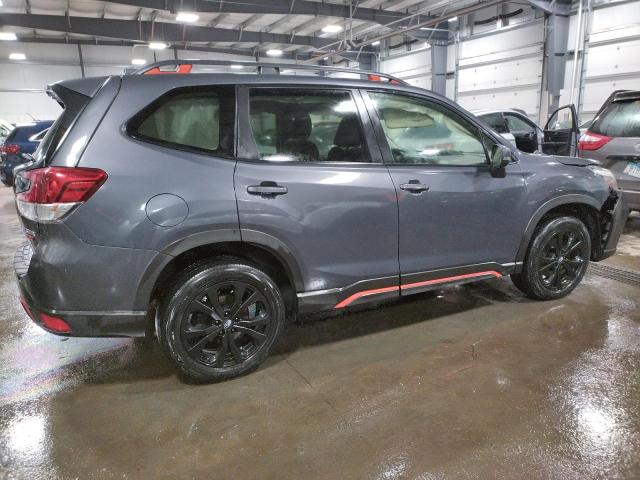 JF2SKARC3LH413835 - 2020 SUBARU FORESTER SPORT GRAY photo 3