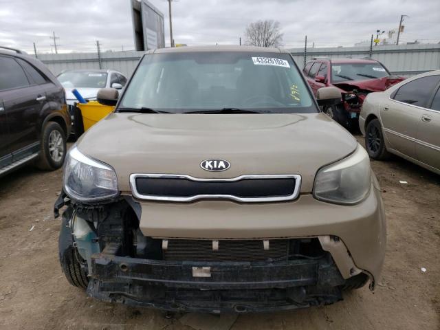 KNDJN2A2XE7018604 - 2014 KIA SOUL BROWN photo 5