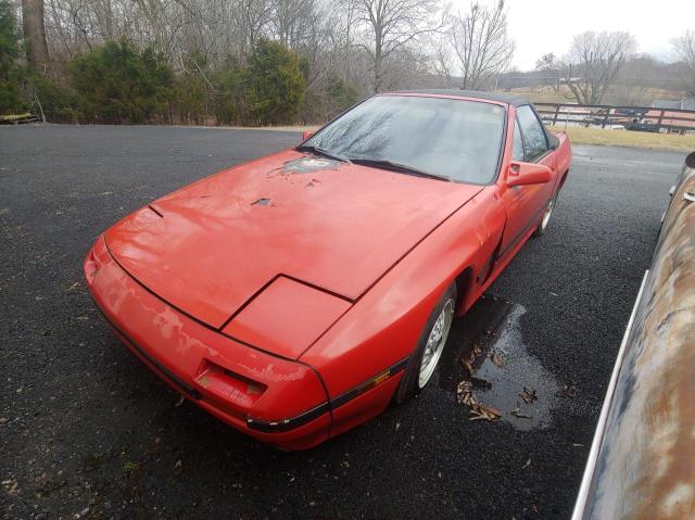 JM1FC351XJ0102301 - 1988 MAZDA RX7 RED photo 2