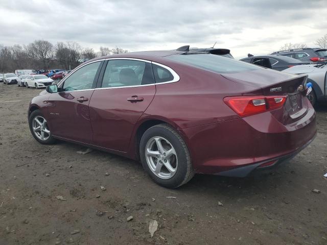 1G1ZB5ST9GF189205 - 2016 CHEVROLET MALIBU LS BURGUNDY photo 2