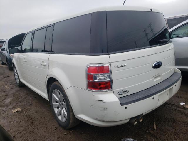 2FMDK51C39BA15116 - 2009 FORD FLEX SE WHITE photo 2