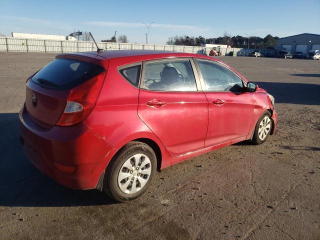 KMHCT5AE1GU281784 - 2016 HYUNDAI ACCENT SE RED photo 3