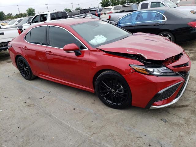 4T1K61AK8MU429927 - 2021 TOYOTA CAMRY XSE RED photo 4