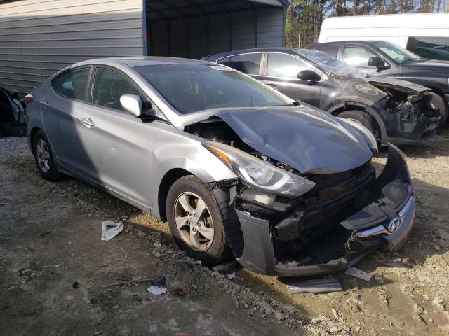 KMHDH4AE1EU211859 - 2014 HYUNDAI ELANTRA SE GRAY photo 4