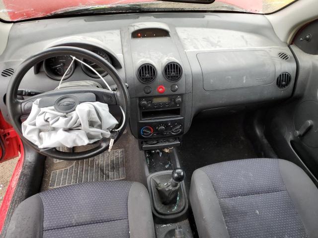 KL1TD66637B761093 - 2007 CHEVROLET AVEO BASE RED photo 8